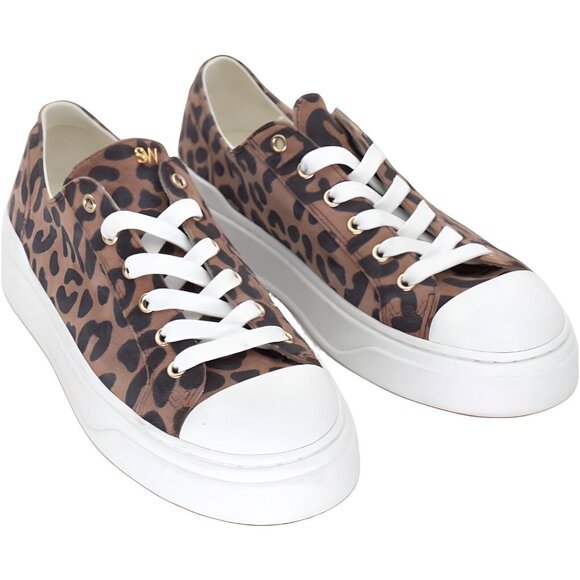 Stuart Weitzman Womens Sammy Low Top Sneakers Suede Size 6 B - Picture 1 of 5